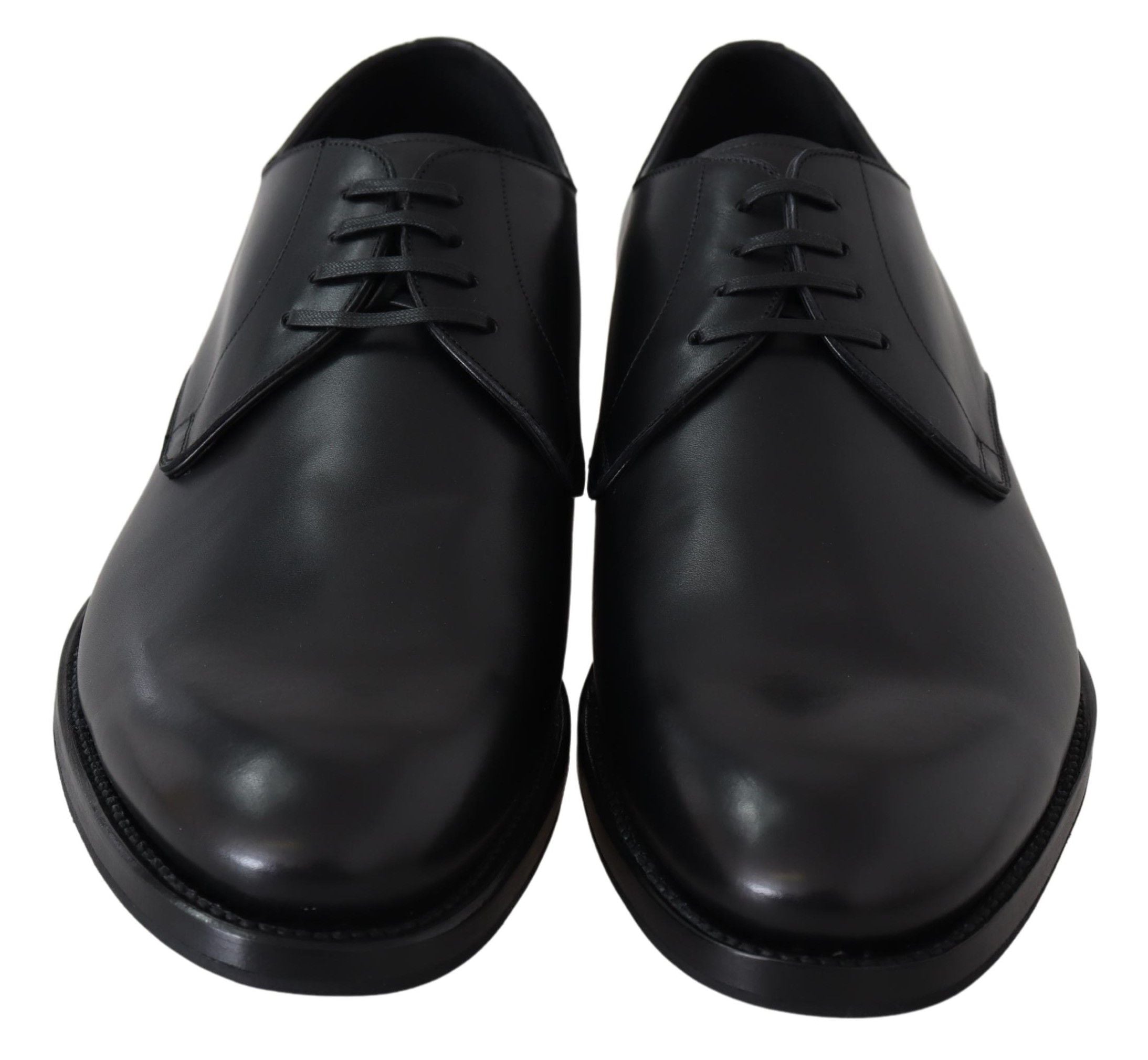 Dolce & Gabbana Black Leather SARTORIA Hand Made Shoes - Whispers Of Wisdom Clothing