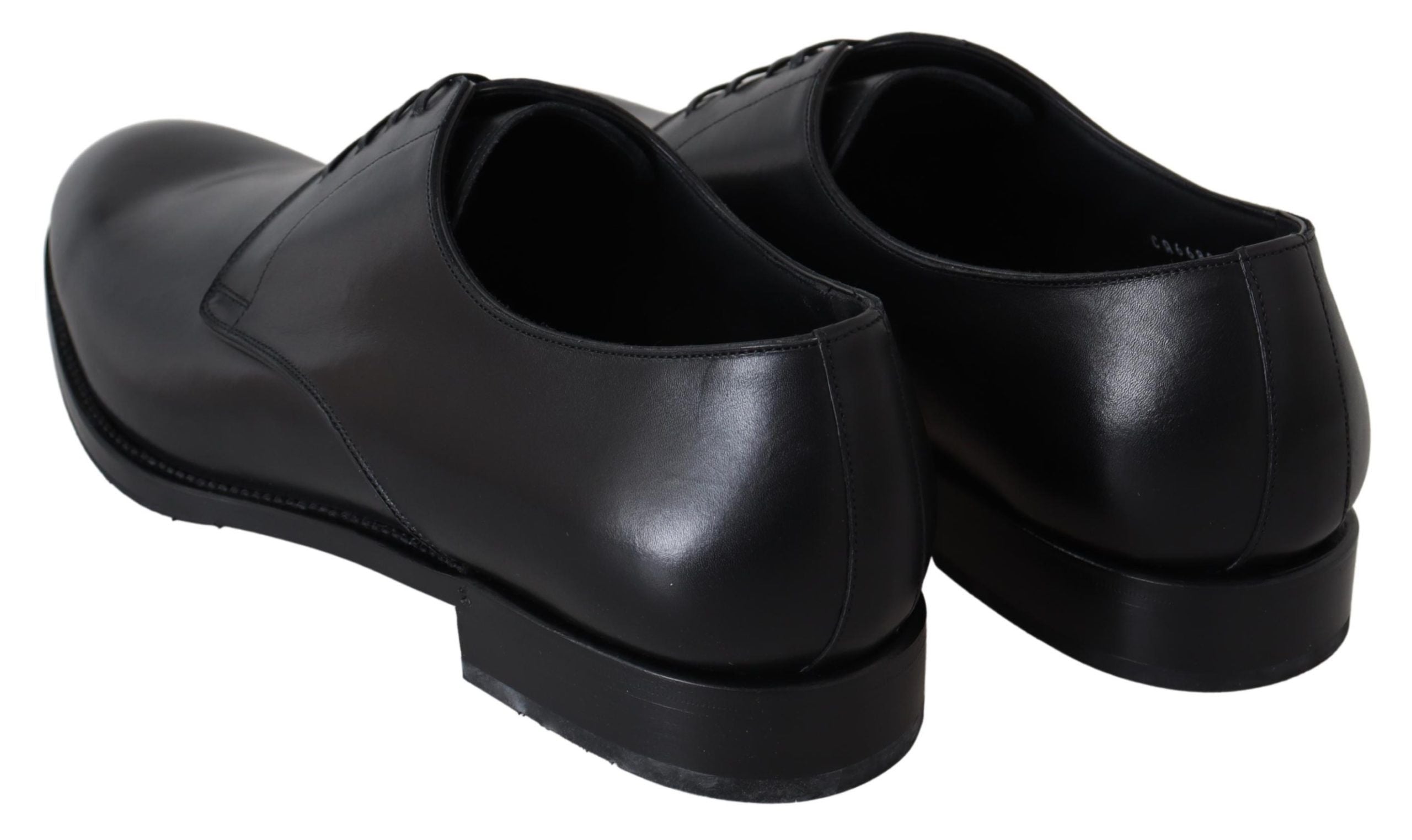 Dolce & Gabbana Black Leather SARTORIA Hand Made Shoes - Whispers Of Wisdom Clothing
