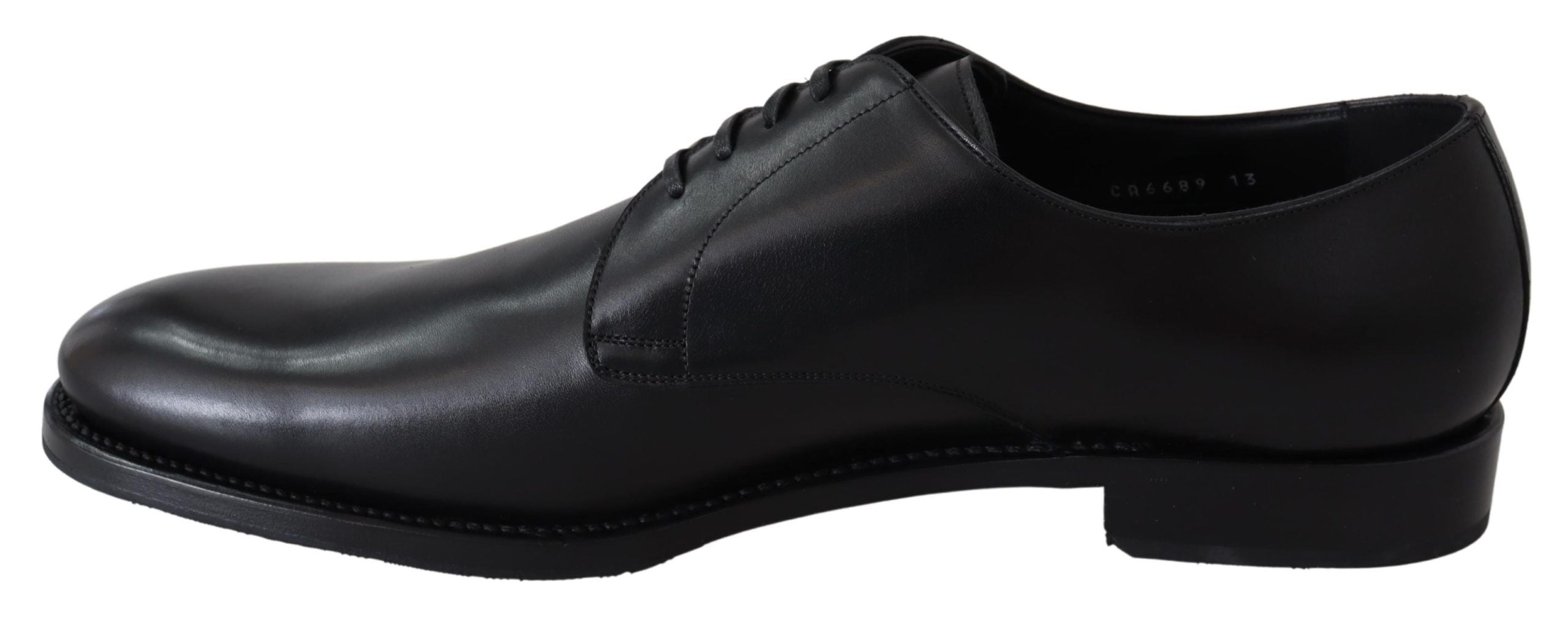 Dolce & Gabbana Black Leather SARTORIA Hand Made Shoes - Whispers Of Wisdom Clothing