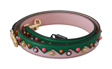 Dolce & Gabbana Shoulder Strap Leather Pink Handbag Accessory - Whispers Of Wisdom Clothing