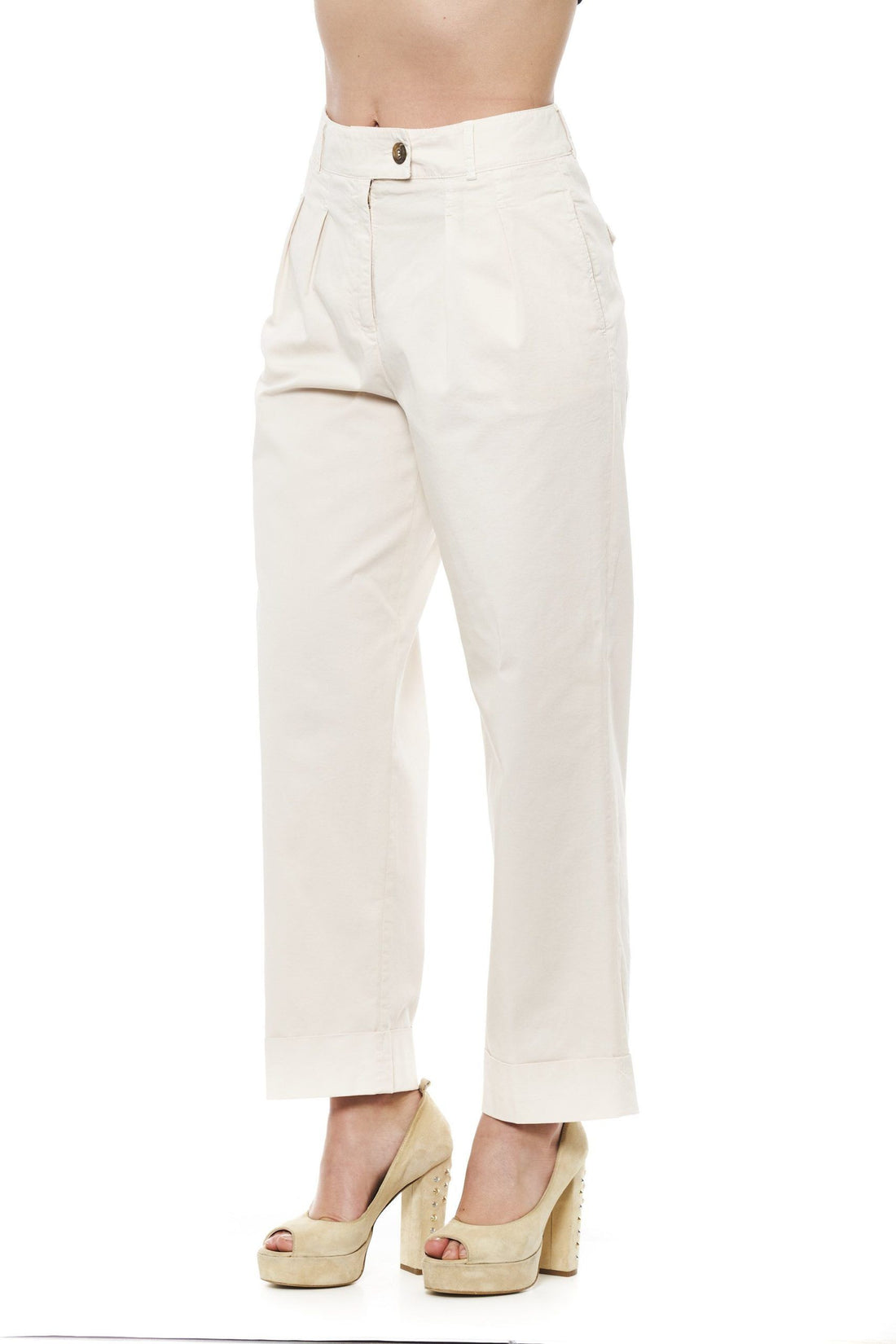 Peserico Beige Wide Palazzo Pants - Whispers Of Wisdom Clothing