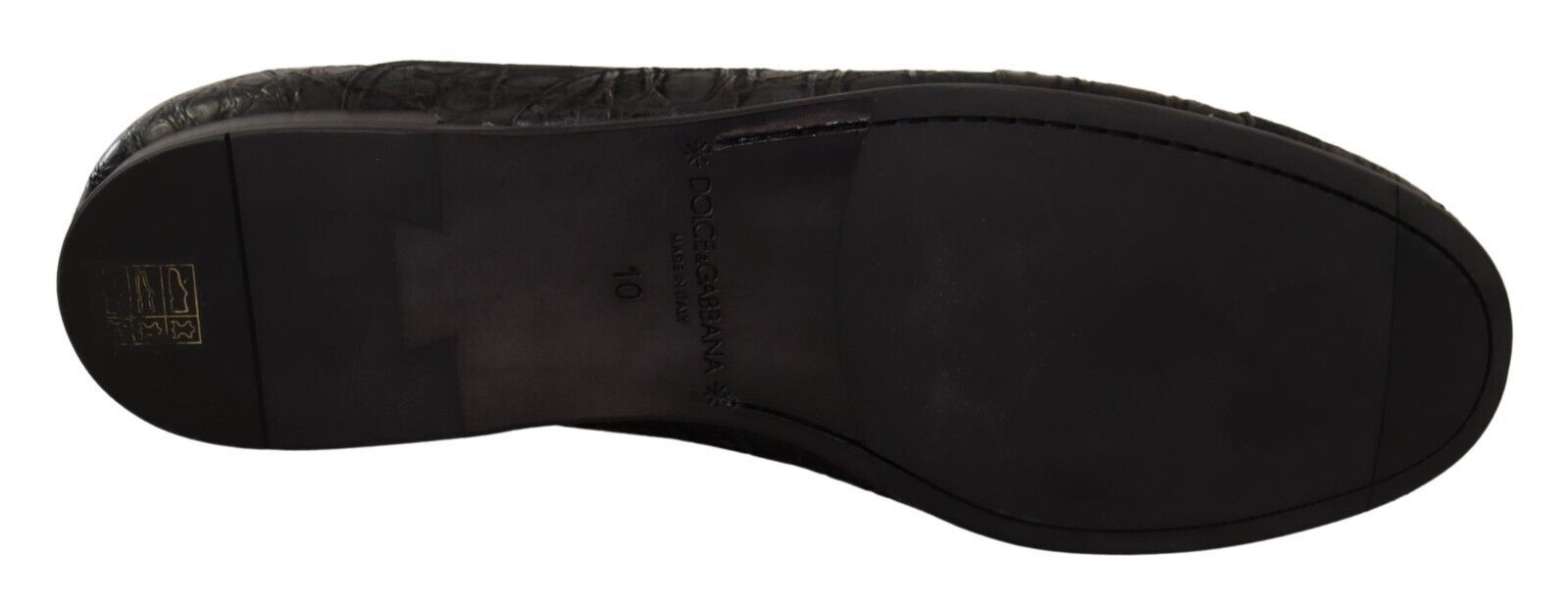 Dolce & Gabbana Black Caiman Leather Mens Oxford Shoes - Whispers Of Wisdom Clothing