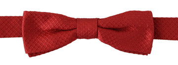 Dolce & Gabbana Red 100% Silk Adjustable Neck Papillon Tie - Whispers Of Wisdom Clothing