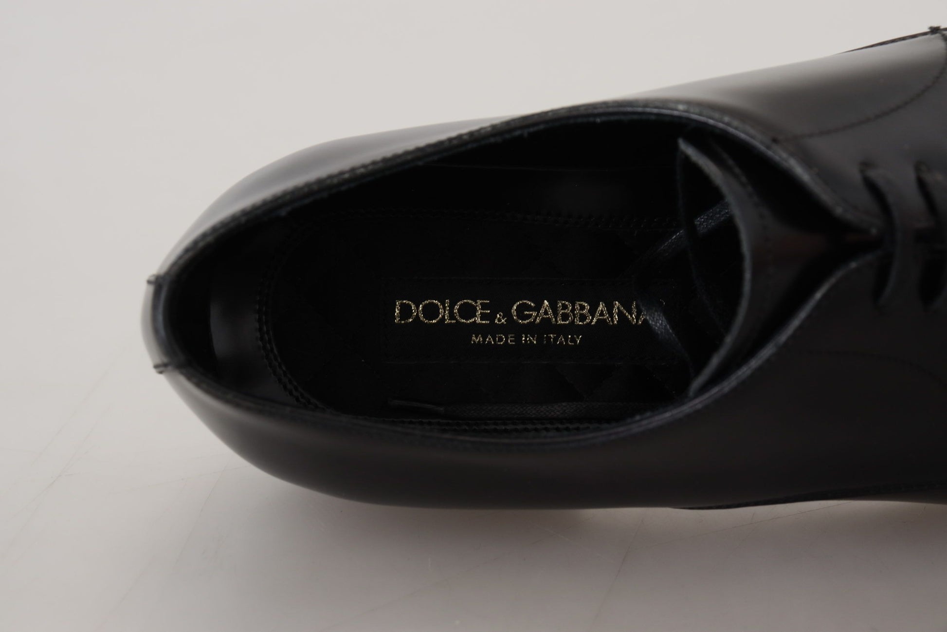 Dolce & Gabbana Black Leather Formal Dress Shoes - Whispers Of Wisdom Clothing
