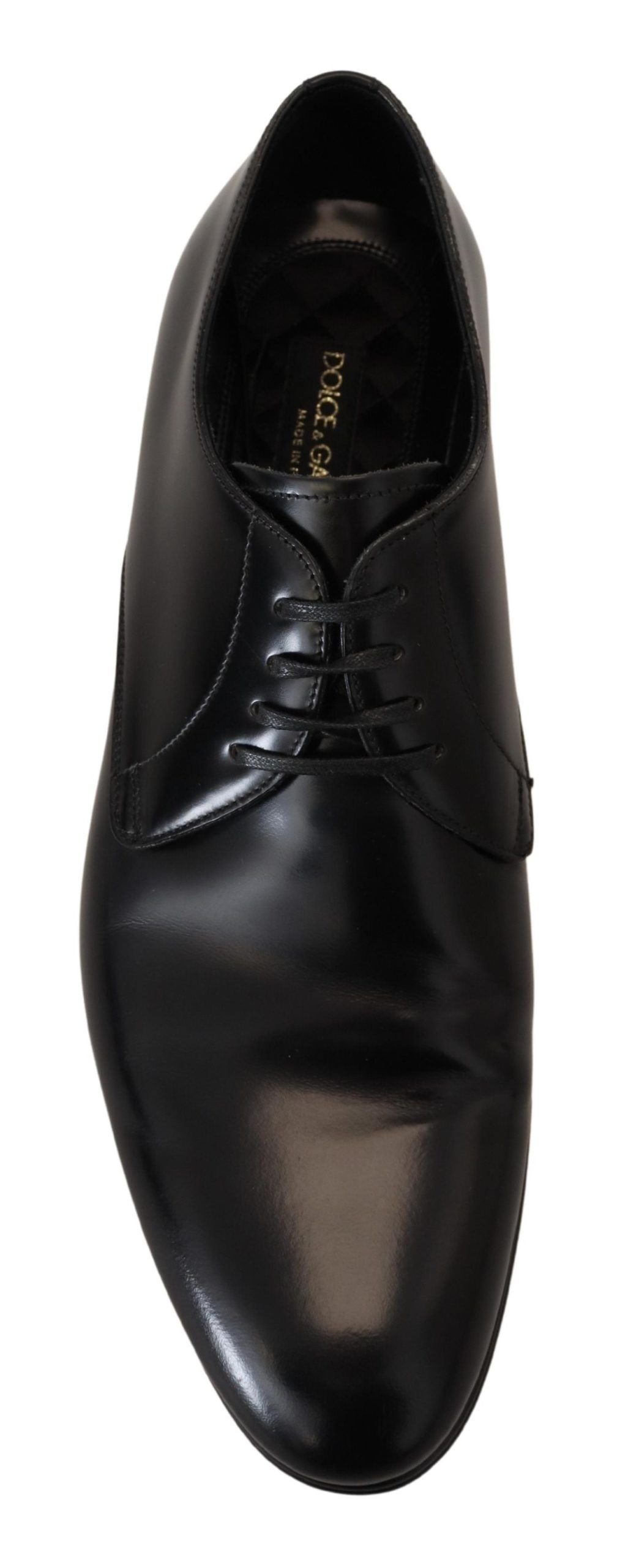 Dolce & Gabbana Black Leather Formal Dress Shoes - Whispers Of Wisdom Clothing