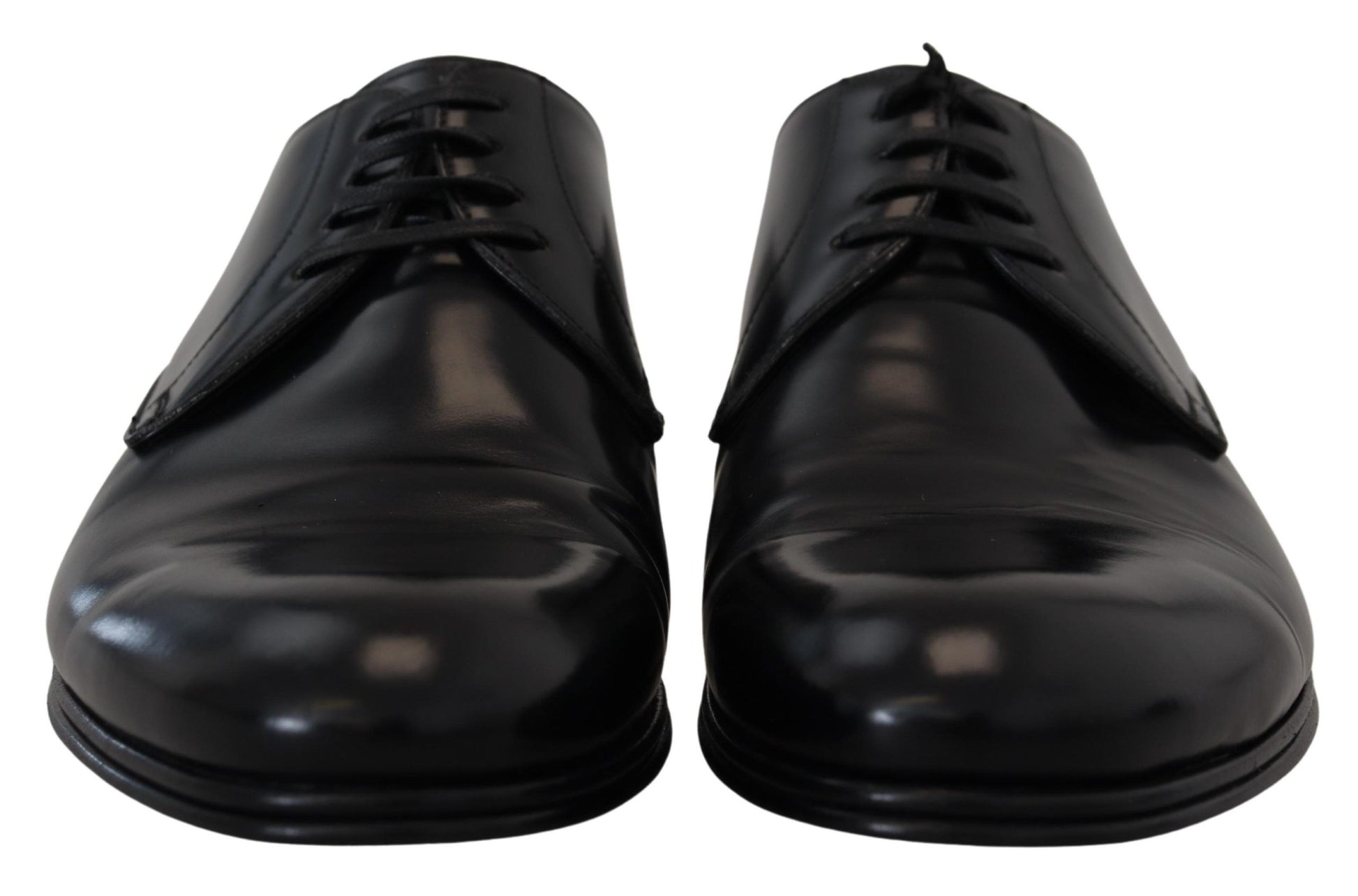 Dolce & Gabbana Black Leather Formal Dress Shoes - Whispers Of Wisdom Clothing