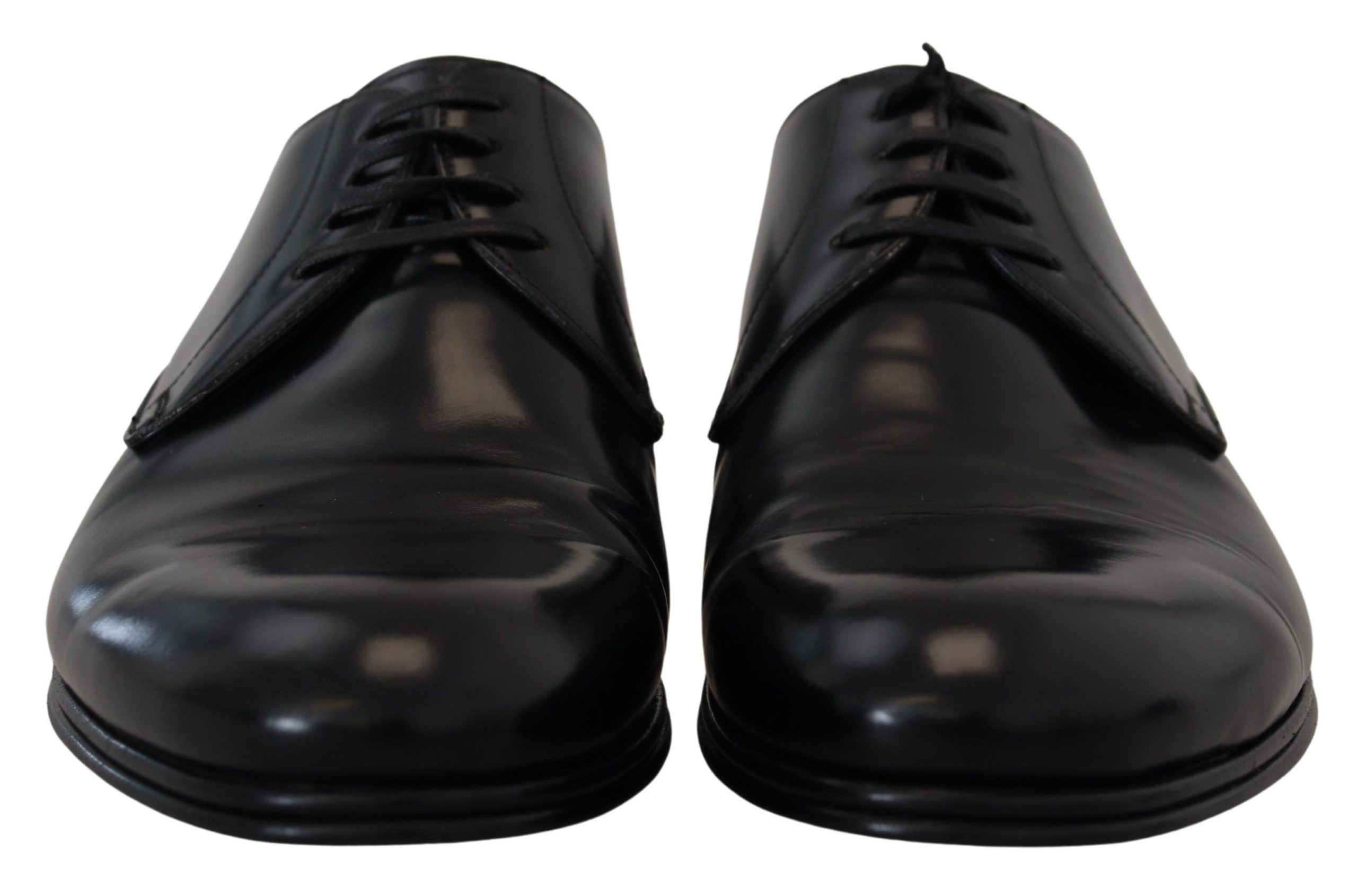 Dolce & Gabbana Black Leather Formal Dress Shoes - Whispers Of Wisdom Clothing