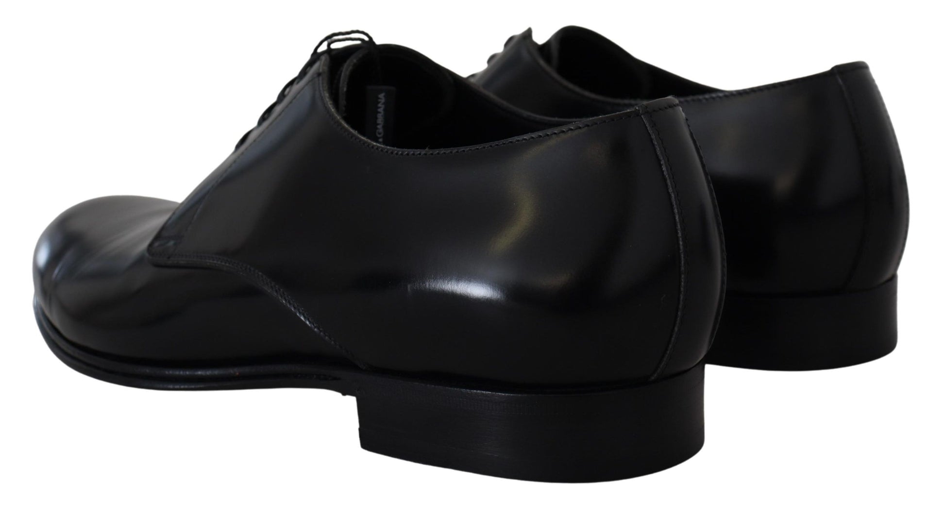 Dolce & Gabbana Black Leather Formal Dress Shoes - Whispers Of Wisdom Clothing