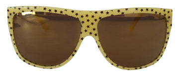 Dolce & Gabbana Yellow Stars Acetate Square Shades DG4125 Sunglasses - Whispers Of Wisdom Clothing