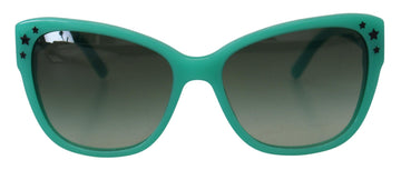 Dolce & Gabbana Green Stars Acetate Square Shades DG4124 Sunglasses