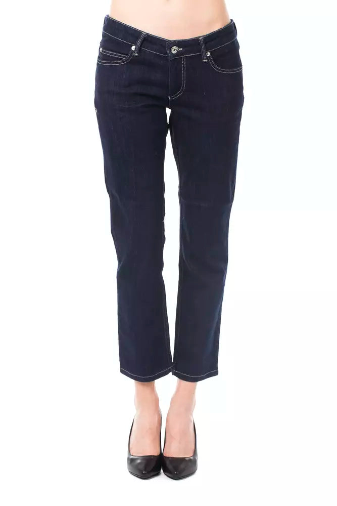 Ungaro Fever Blue Cotton Women Jeans - Whispers Of Wisdom Clothing