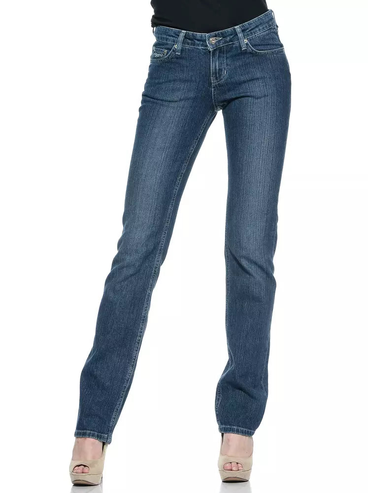 Ungaro Fever Blue Cotton Women Jeans - Whispers Of Wisdom Clothing
