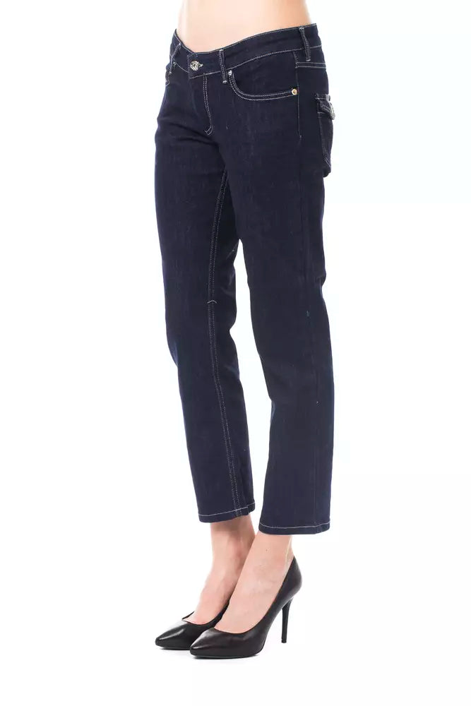 Ungaro Fever Blue Cotton Women Jeans - Whispers Of Wisdom Clothing