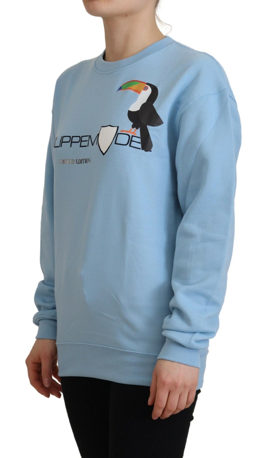 Philippe Model Light Blue Logo Printed Long Sleeves Sweater - Whispers Of Wisdom Clothing