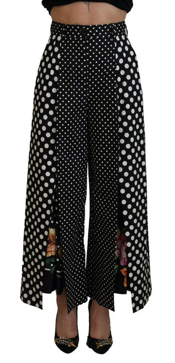 Dolce & Gabbana Multicolor Polka Dots High Waist Pants - Whispers Of Wisdom Clothing