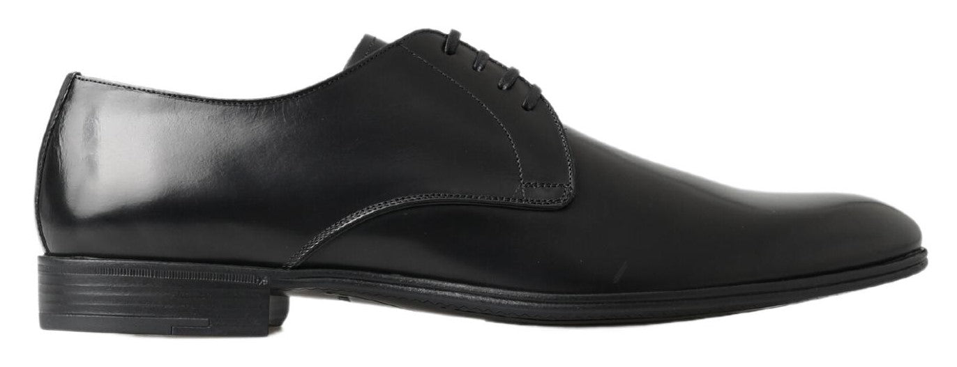 Dolce & Gabbana Black Derby Formal Dress Shoes - Whispers Of Wisdom Clothing
