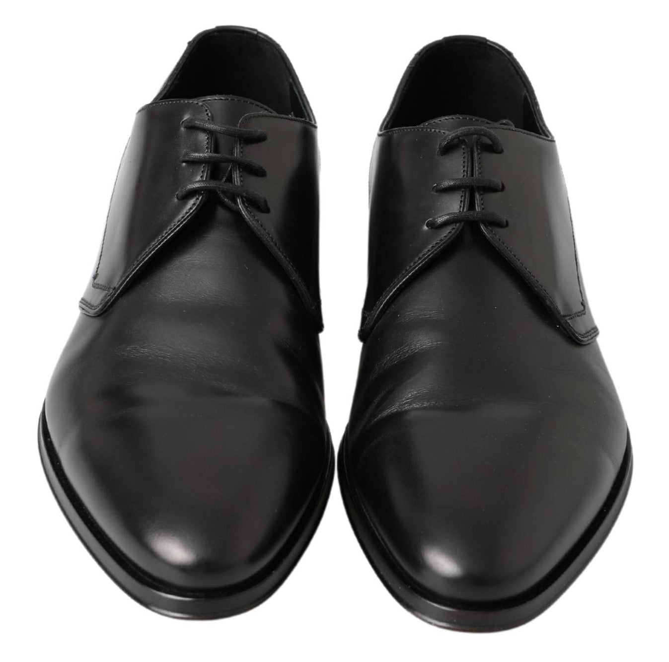 Dolce & Gabbana Black Derby Formal Dress Shoes - Whispers Of Wisdom Clothing