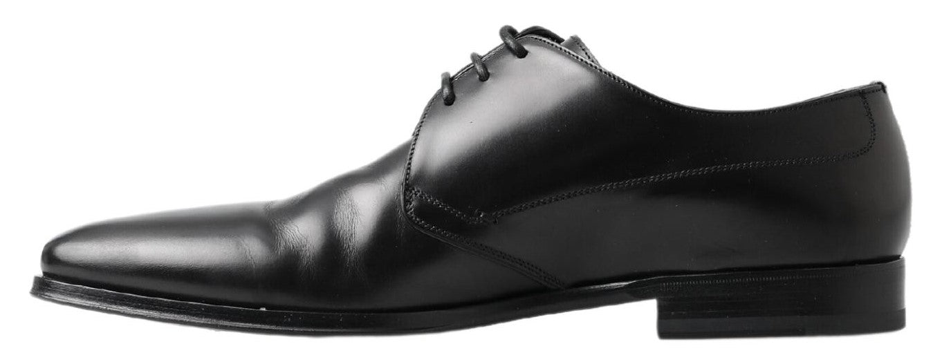 Dolce & Gabbana Black Derby Formal Dress Shoes - Whispers Of Wisdom Clothing