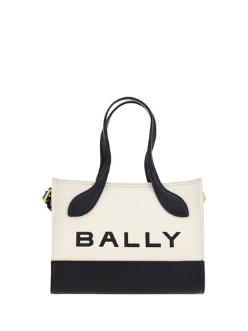 حقيبة يد صغيرة جلدية متباينة من Bally Chic