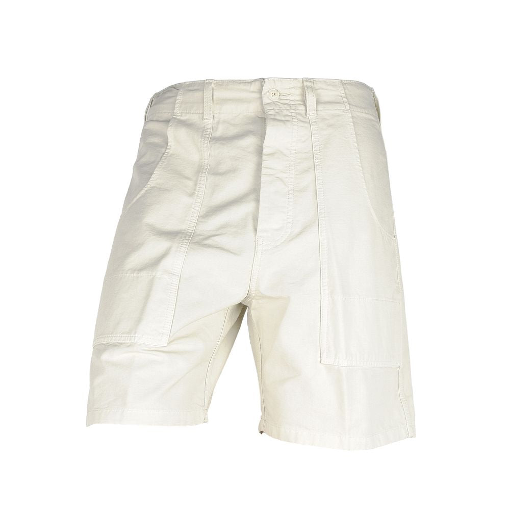 Don The Fuller White Cotton Men's Bermuda Shorts - Whispers Of Wisdom Clothing