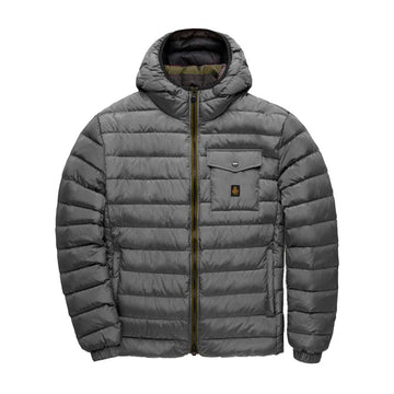 Refrigiwear Gray Nylon Men's Down Jacket