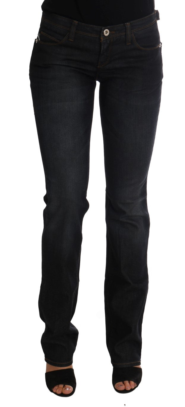 Costume National Dark Blue Cotton Slim Fit Jeans - Whispers Of Wisdom Clothing