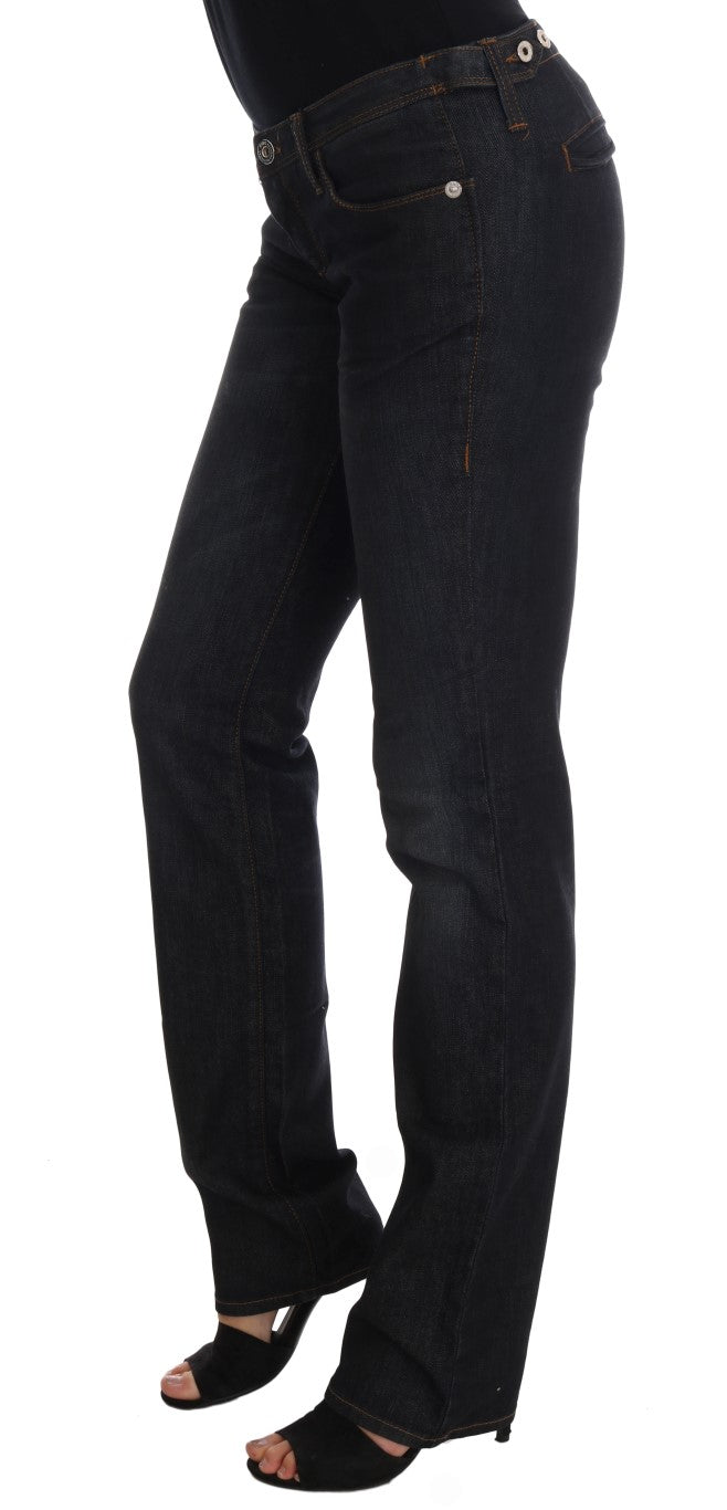 Costume National Dark Blue Cotton Slim Fit Jeans - Whispers Of Wisdom Clothing