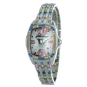 Chronotech Silver Stainless Steel Watch
