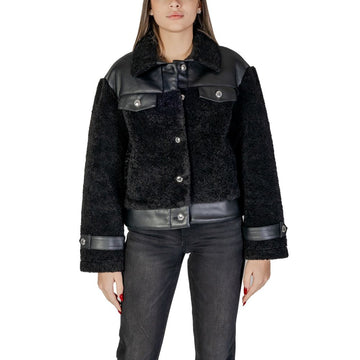 Morgan De Toi Black Polyester Coat