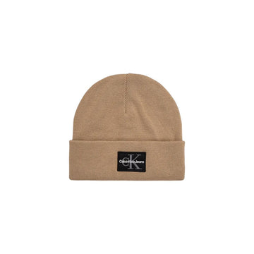 Calvin Klein Jeans Beige Cotton Cap (Baseball Hat)