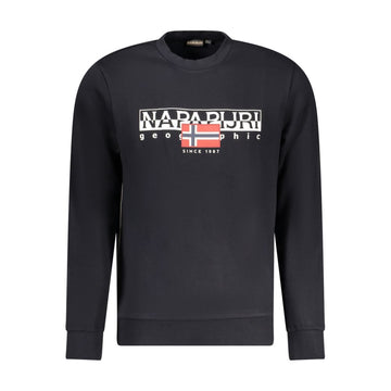 Napapijri Black Cotton Men Sweater
