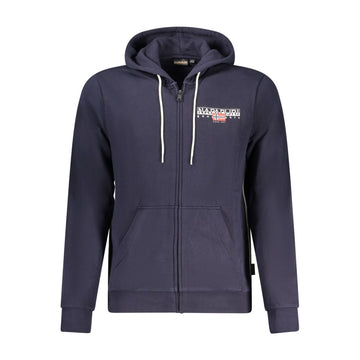 Napapijri Blue Cotton Men's Hoodie