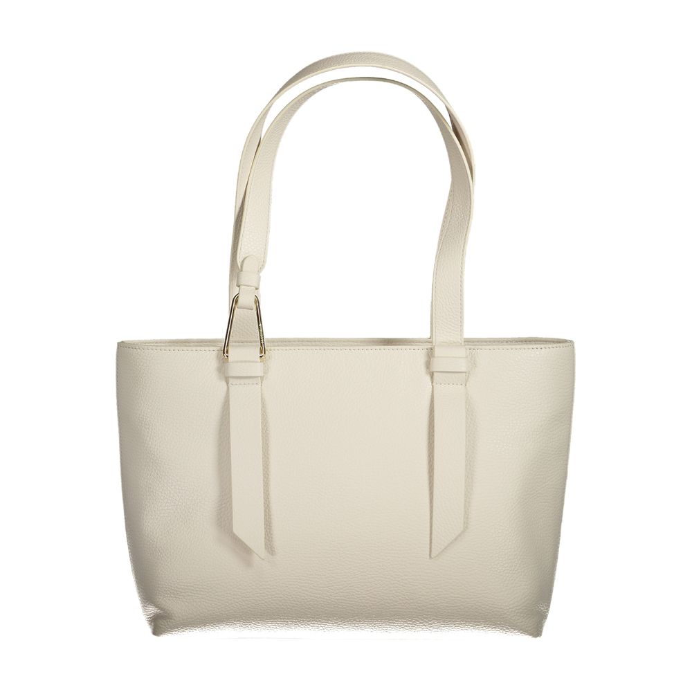 Coccinelle White Leather Handbag