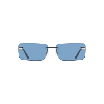 Calvin Klein Blue Metal Women Sunglass