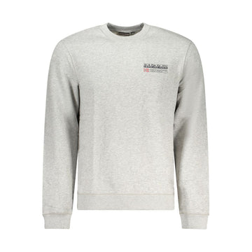 Napapijri Gray Cotton Men Sweater