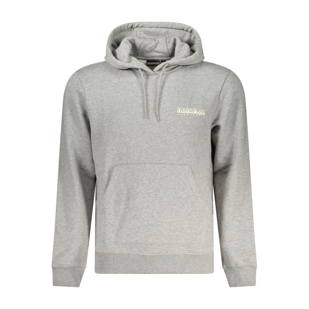 Napapijri Gray Cotton Sweatshirt