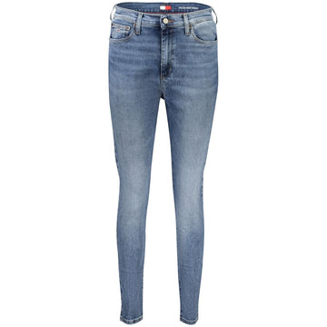 Tommy Hilfiger Blue Cotton Women's Skinny Jean