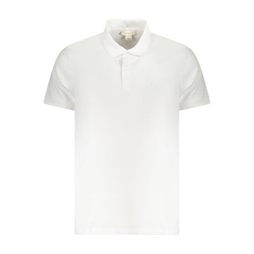 Calvin Klein White Cotton Men Polo Shirt