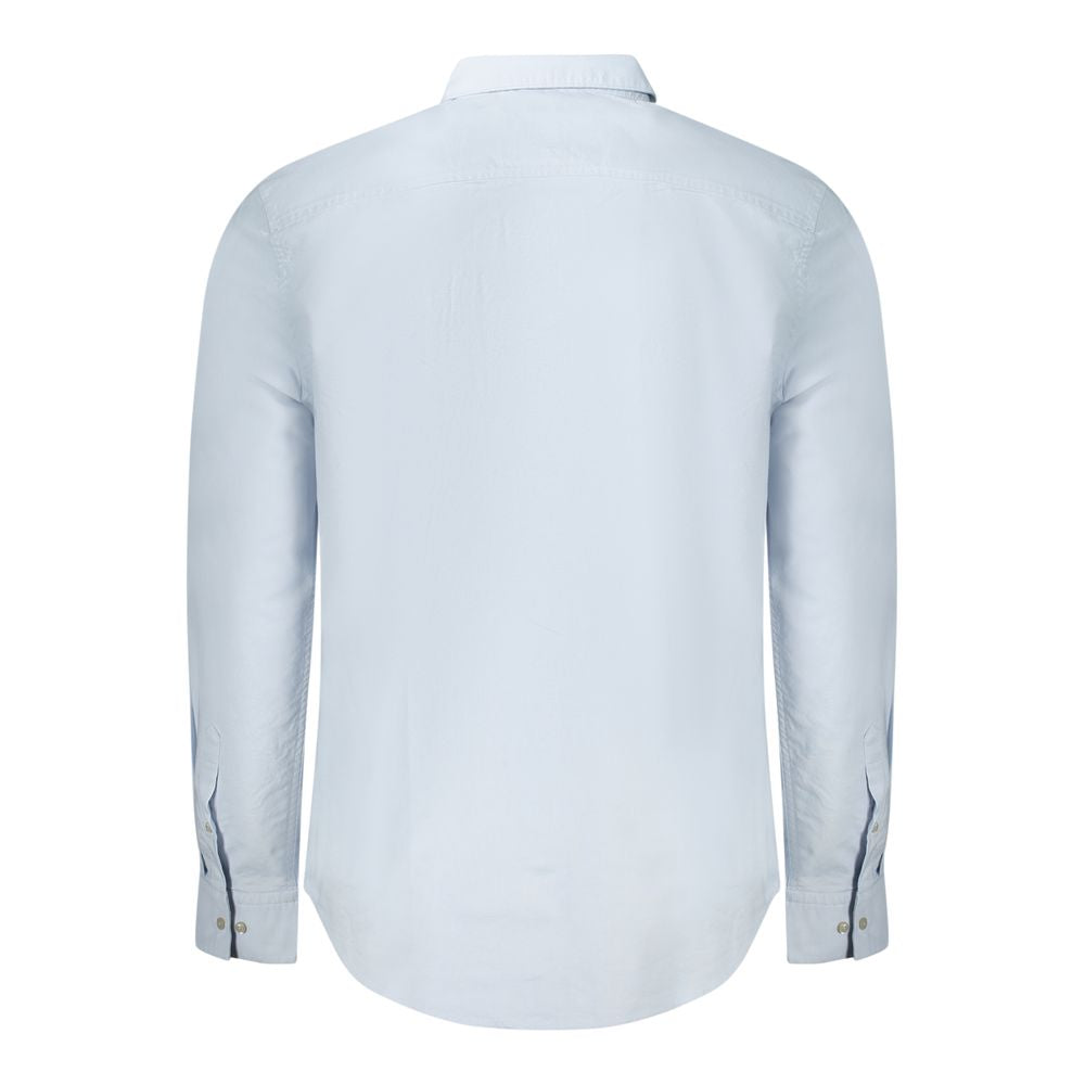 Calvin Klein Light Blue Cotton Men Shirt