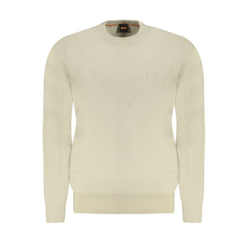 Hugo Boss Beige Cotton Sweater