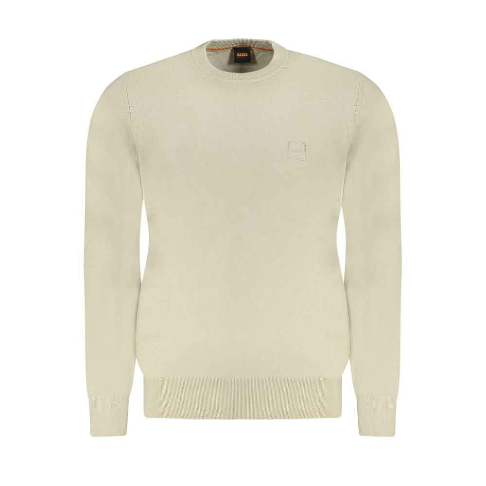 Hugo Boss Beige Cotton Sweater