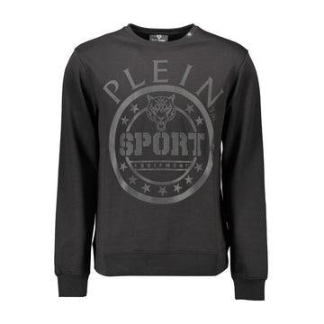 Plein Sport Black Cotton Men Sweater