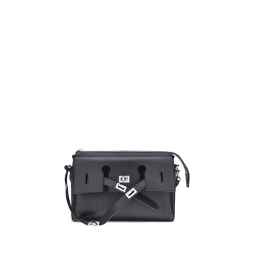 Balenciaga Black Calf Leather Bos Taurus Shoulder Bag