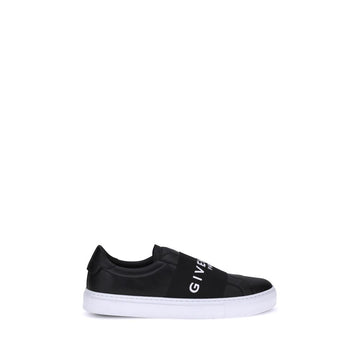Givenchy Black Calf Leather Bos Taurus Low Top Sneakers