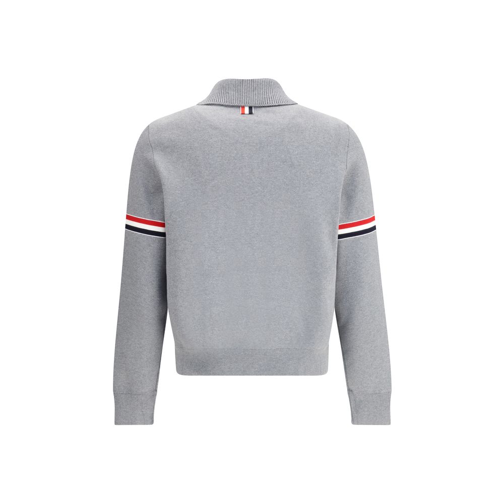 Thom Browne Gray Nylon Sweatshirt