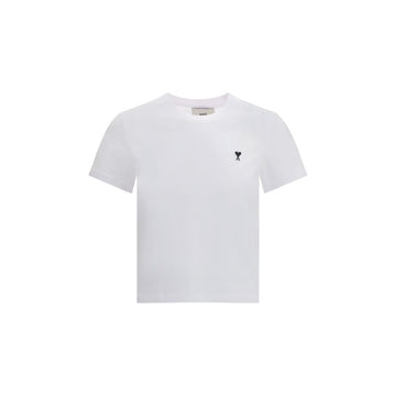 Ami Paris Ami De Coeur Cropped T-Shirt