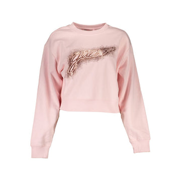 سترة جينز قطنية وردية اللون من Guess