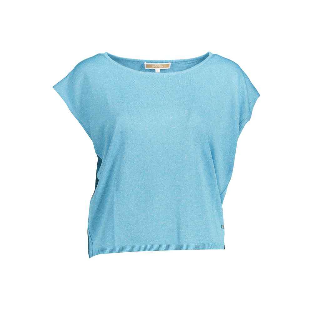 Kocca Blue Polyester Women T-Shirt