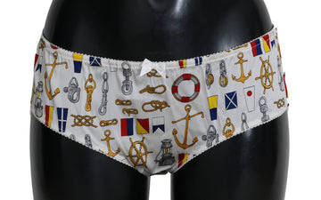 Dolce & Gabbana Underwear Sailor Print Silk Bottoms - Whispers Of Wisdom Clothing