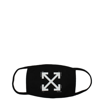 Off-White Black Cotton Facemask